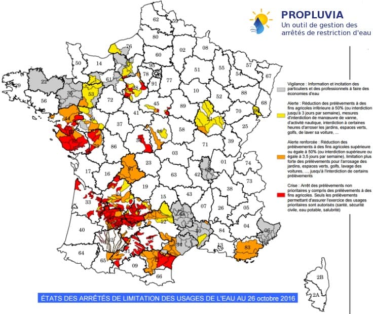 Image d'illustration pour La sécheresse ne régresse que lentement