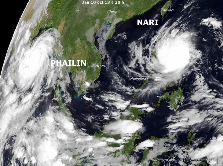 Image d'illustration pour Typhon Nari / Santi (Philippines - Vietnam)
