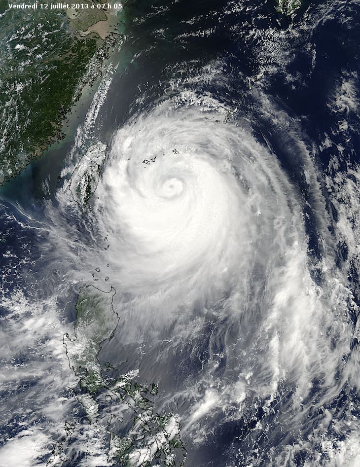 Image d'illustration pour Typhon Soulik - bilan à Taïwan - menace pour la Chine