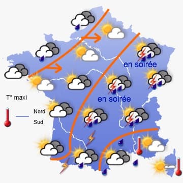 Baisse des températures