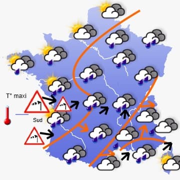 TENDANCE METEO : encore une semaine très agitée