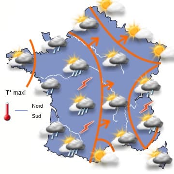 Une semaine progressivement plus douce, mais le risque d'averses persiste