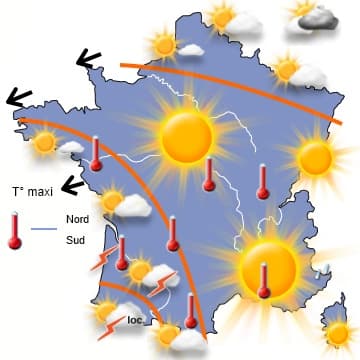 Persistance du beau temps dans les prochains jours, malgré quelques orages au sud