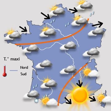 Printannier sur la moitié Sud