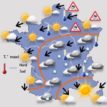 Une semaine froide, généralement sèche et calme