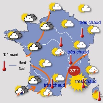 Pas de franc recul de la chaleur