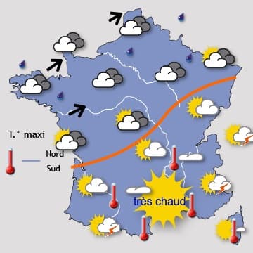Nouvelle hausse temporaire des températures