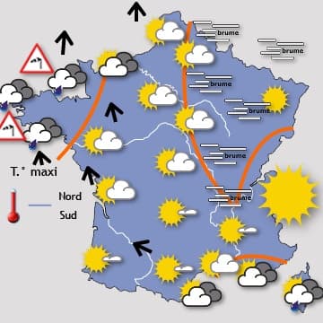 De plus en plus de pluie et de vent