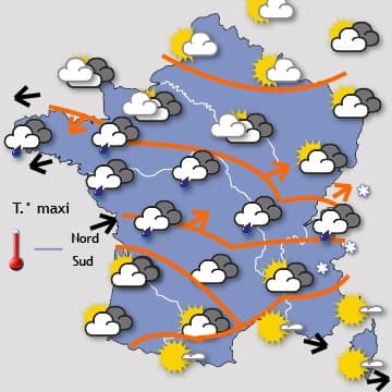 Beaucoup de pluie dans le Sud pour ce week-end