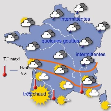 Coup de chaleur assez brutal et éphémère
