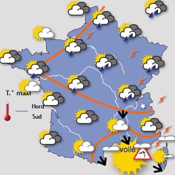 Nette amélioration, un peu plus hésitante dans le Nord