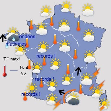 Remarquablement chaud, avant un changement très brutal