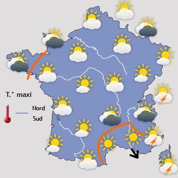Très beau samedi, dimanche beaucoup plus agité