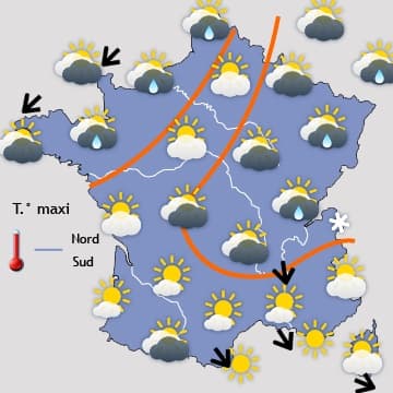 Peut-être de fortes pluies dans le Sud à partir de jeudi