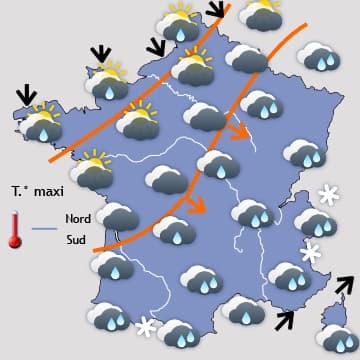 La neige arrive en montagne
