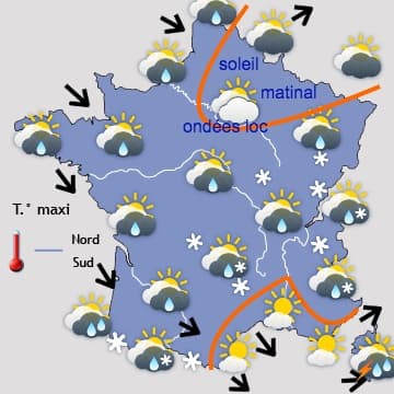 Très longue période de temps froid et agité