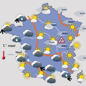 Pas de réelle évolution au moins avant Noël (sauf au Sud-est)