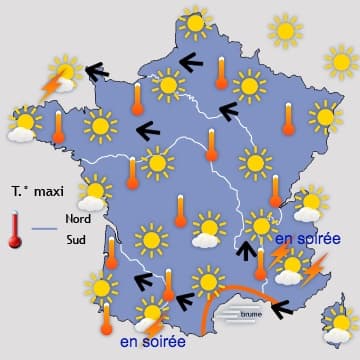 Pic de chaleur pour dimanche