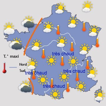 Semaine très chaude au Sud, plus changeante au Nord