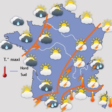 Un week-end assez mitigé sur une grande moitié Nord