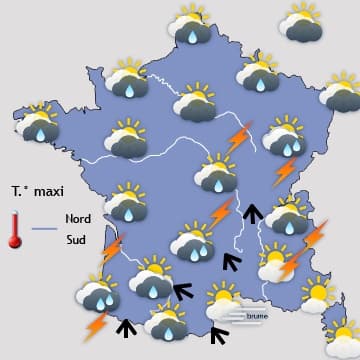 Du très mauvais temps jusqu'à lundi
