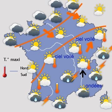Vers un épisode de temps chaud et sec à n'en plus finir...