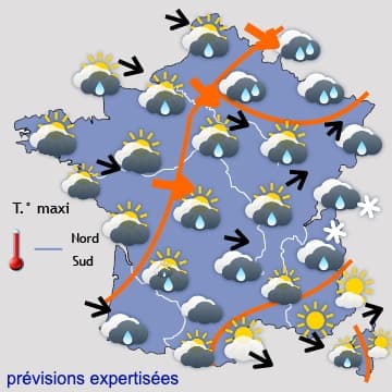 Week-end maussade avant une semaine progressivement plus chaude